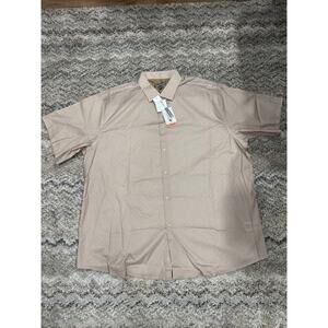 Paulo Solari Stretch Fabric Short Sleeve Dress Shirt Men’s Size 4XL NWT